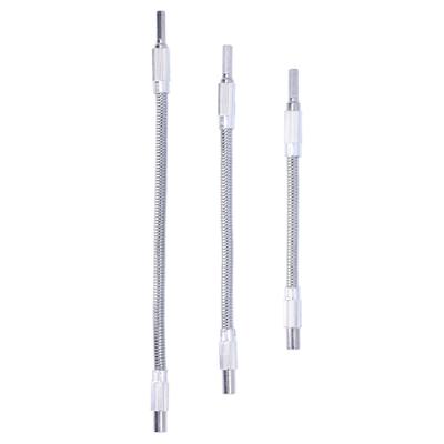 3Pcs Flexible Shaft Extension Universal Drill Bit Extrender Holder 14in Set Kit