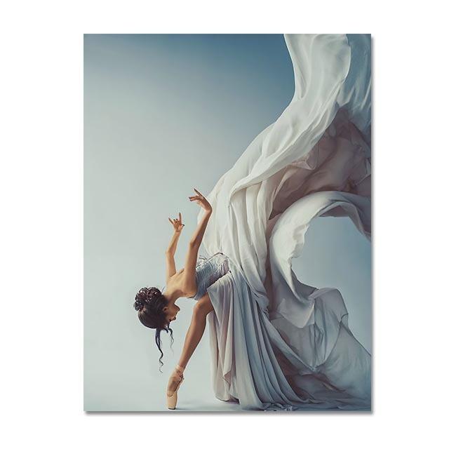 

Современная картина маслом, балерина, персонажи, постеры и печатные настенные художественные фотографии для гостиной, украшение для дома 21cm×30cm NoFrame