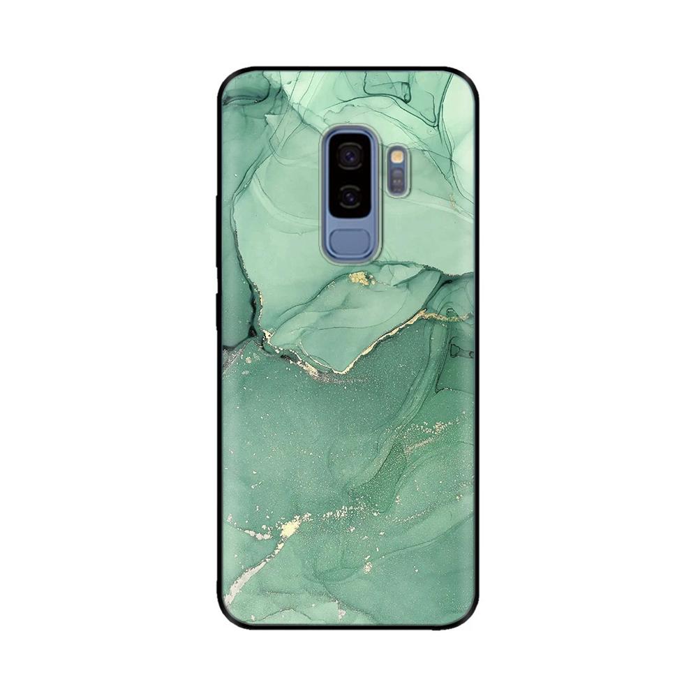 For Samsung S9 Case Color Painted Soft Liquid Silicone Camera Protection Phone Cover For Samsung Galaxy S9 Plus S9Plus S 9 Funda