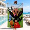 Bunny's Cozy Hug Beach Towel, Microfiber Beach Towel, Perfect For Pool, Beach, Travel, Home Decor Beach Party Fan Gifts