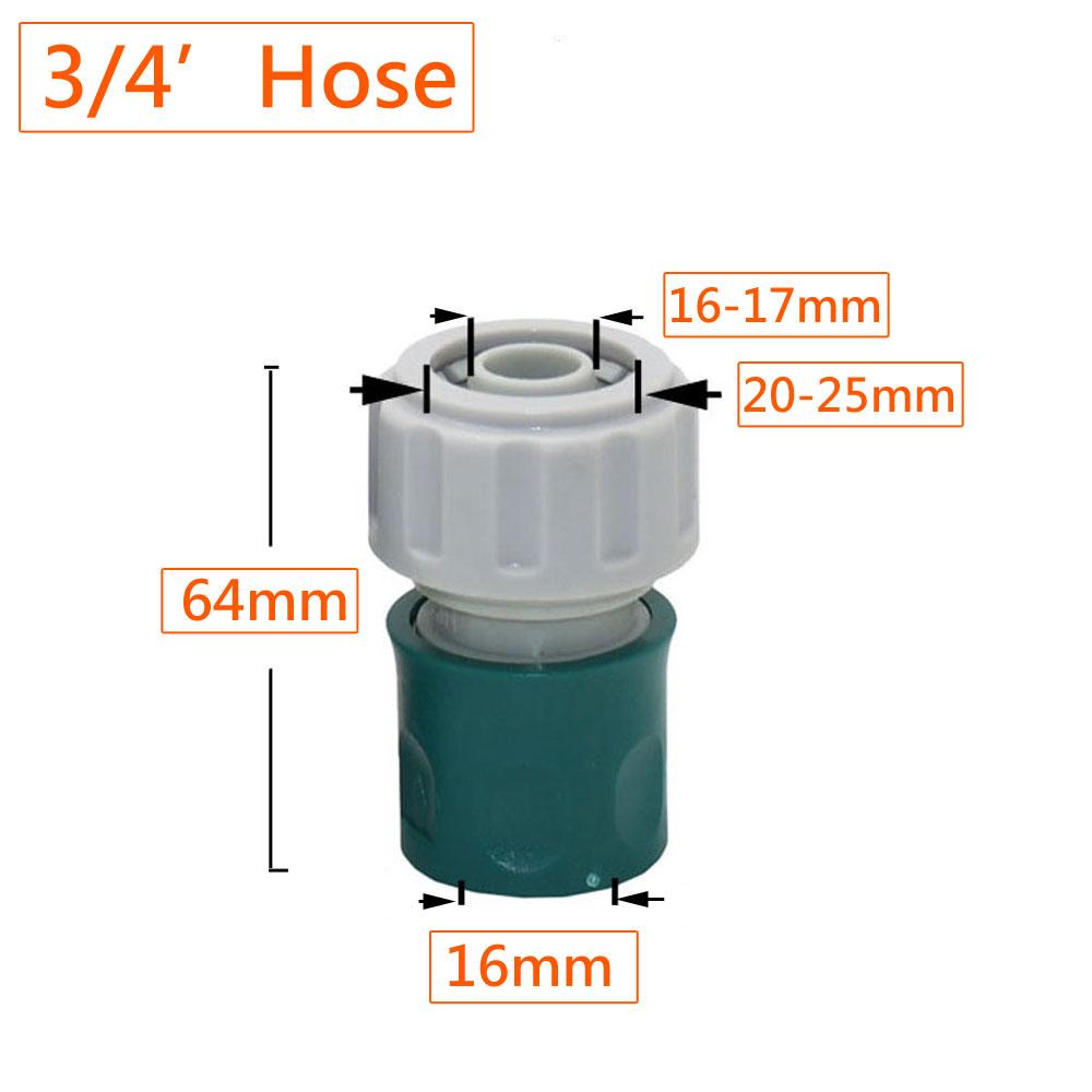 Garden Hose Quick Connector 4/7 8/11 1/2 3/4 1" Stop Water Connector Garden Watering Pipe Coupler Drip Irrigation System Fitting