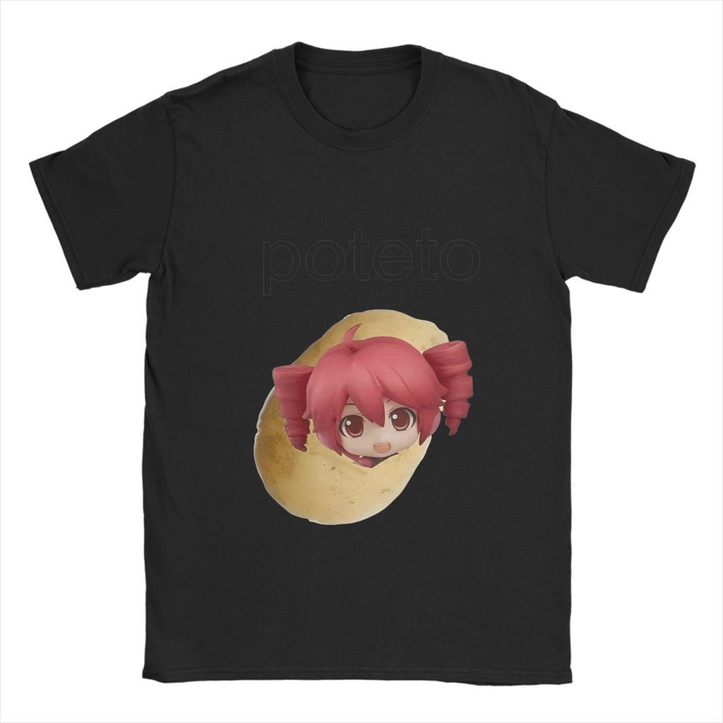 Vintage Kasane Teto TShirt Unisex Women Round Neck Summer Cotton T Shirt Hip Hop Short Sleeve Tees Plus Size Clothing
