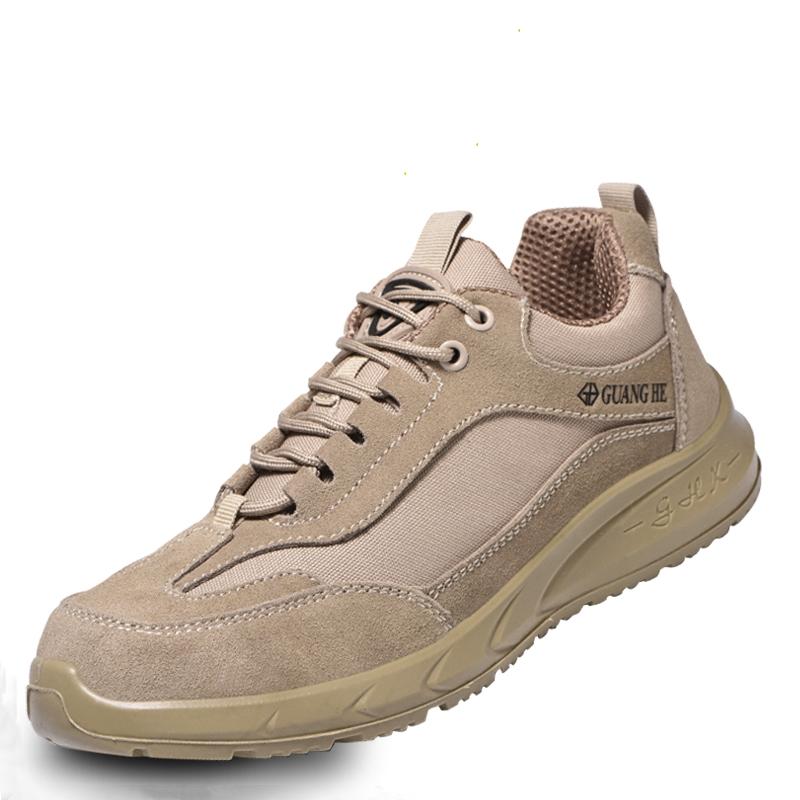 

Рабочая защитная обувь с электроизоляцией 6 кВ, мужские дышащие рабочие кроссовки, обувь со стальным носком, защитные защитные ботинки от проколов 37 хаки