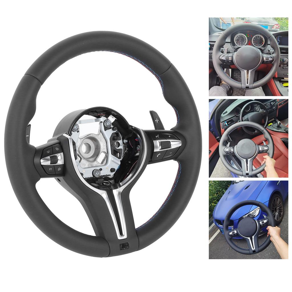 Upgrade for F80 M3  Steering Wheel with Paddle Shifters Fits for 3 Series E90 E92 E93 2006‑2013 Steering Wheel Assembly