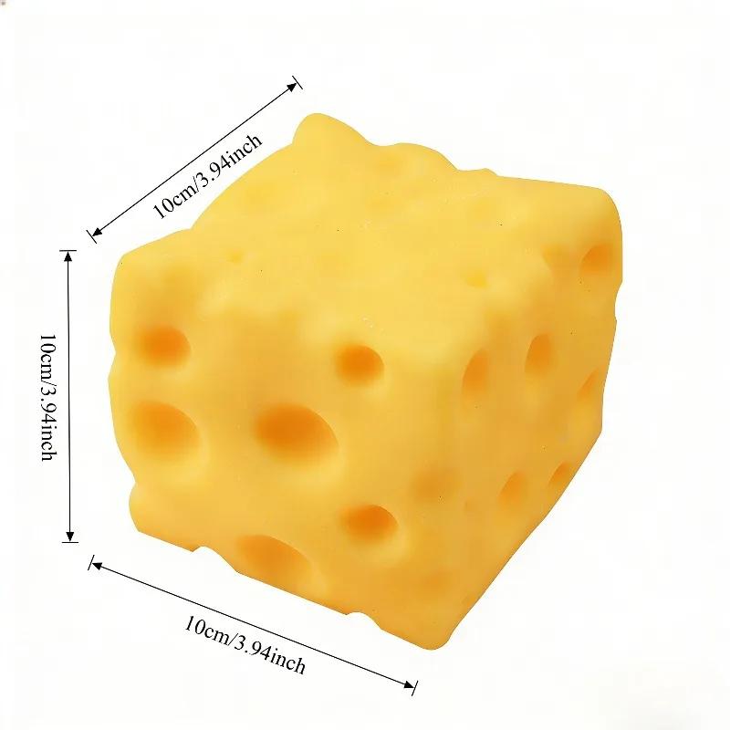 

Extra Large Realistic Cheese Squeeze Toy Fidget Ball Slow Rebound Shapeable Venting Ball For Stress Relief Adult Gift (As shown-22600)-
