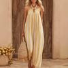 2026 Women's Striped Printed Halter Sleeveless Casual Loose A Word