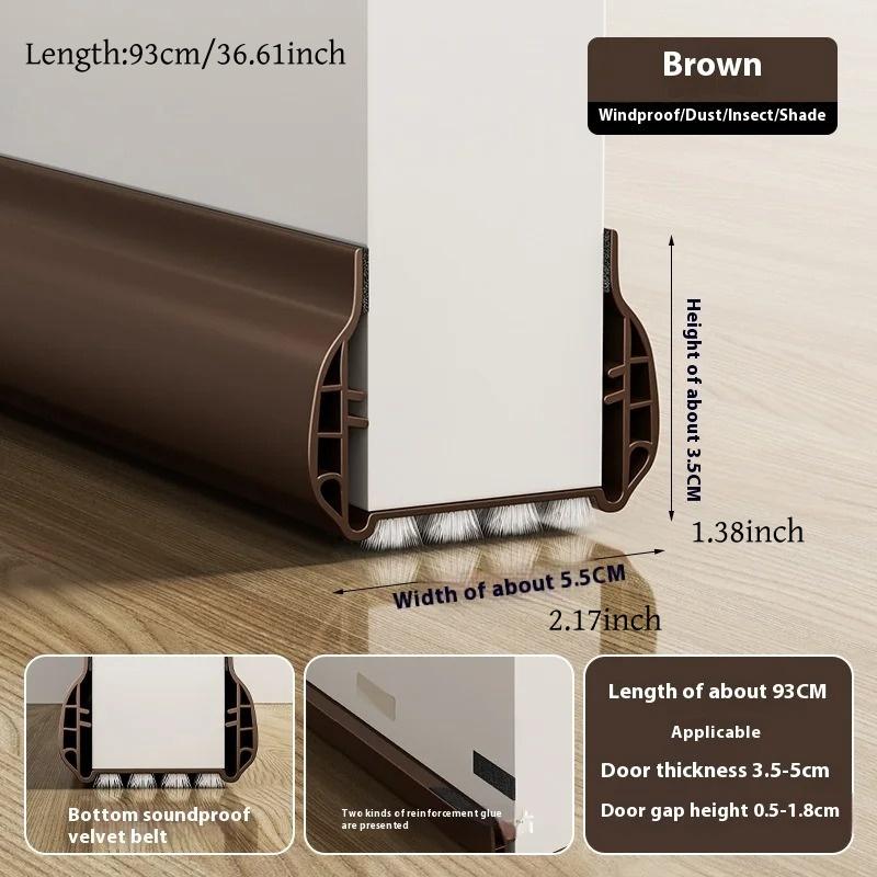 1PC 93cm/36.61inch Door Draft Stopper for Bottom, Seal Dust And Noise Insulation Weather Stripping Draft Guard Insulator Sealing