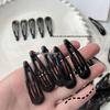 Versatile Black BB Clip Hairpin - Korean Retro Style Bangs & Side Clip for Children's Hair Accessories
