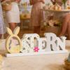 Silicone Rabbit Letter Crafting Mould Cute Rabbit Gypsum Concrete Molds Easter Silicone Molds for Easter Table Decorations