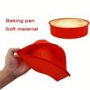 Kulatá silikonová forma na dort Pečicí forma Kulatý plech na pečení Kuchyňské silikonové nepřilnavé pečicí formy Opakovaně použitelné formy na dort Pečicí nástroje