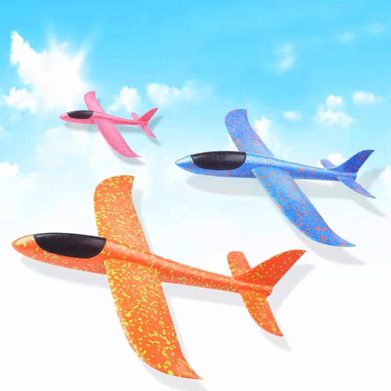 35Cm Foam Plane Glider Hand Throw Airplane Light Inertial Epp Bubble Planes Outdoor Launch Kids Toys For Children Boys Gift
