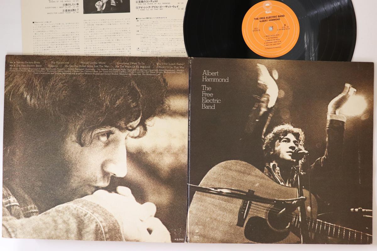 

LP Record ALBERT HAMMOND Free Electric Band ECPL93 EPIC 1973 Japan Rock Used