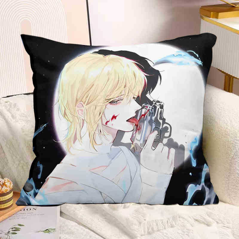 The Mermaid Has Fallen Baichu Xiaobai Lanbo Animation Peripheral Pillow Pillow Pillow Bedside Sofa Sitting Cushion