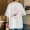 Li-Ning Sakura Series SS22 Solid Color Round Neck Casual Short Sleeve T-Shirt Unisex Tops White AHSS917-1