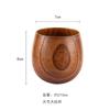 Creative Wooden Cup Japanese-style Small Teacup Anti-scalding Tea Set Tea Cup Household Solid Belly Cups Household Tableware