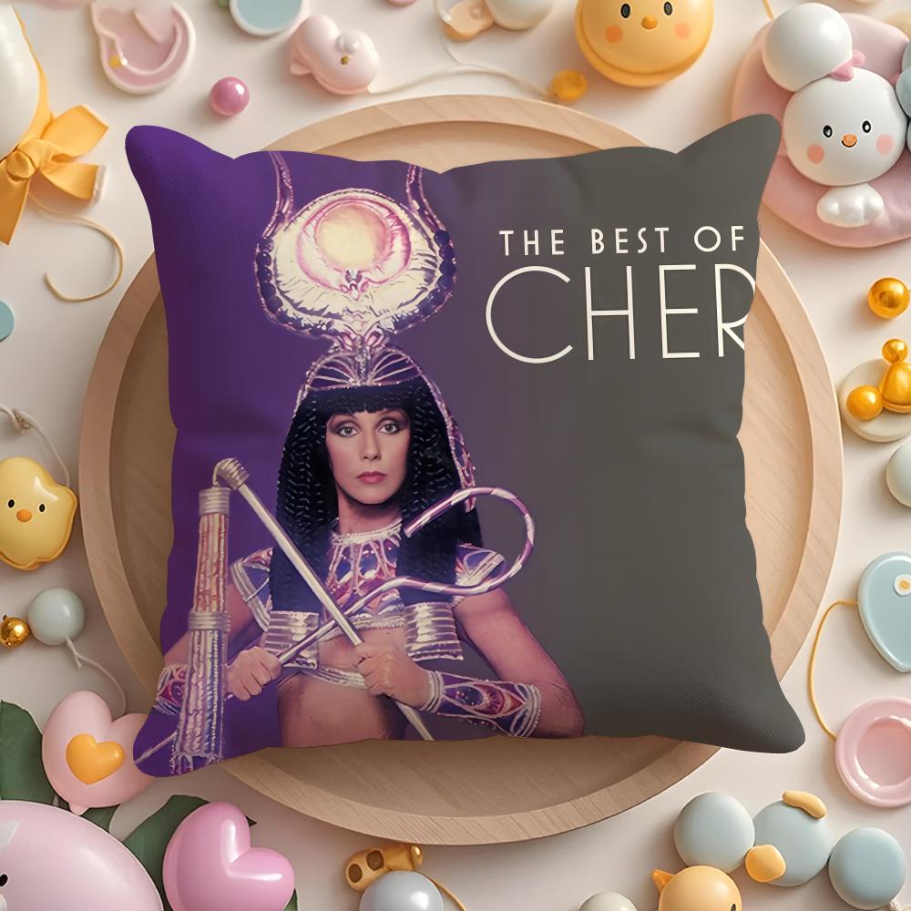 Cute C-CherS Cushion Cover Home & Car Multi-Scene Pillow Cover - Reversible, Soft & Durable for Daily Use