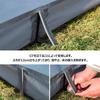 Farfly Living Sheet, Stand-Up Tent, Tatami Style, Living Floor, 3000mm Water Resistant, Waterproof Ground Sheet, Storage Bag Included, 300x300mm