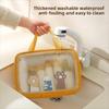 PVC Cartoon Cosmetic Bag Translucent Large Capacity Toiletry Storage Bag Waterproof Swimming Beach Bag Travel Makeup Bag