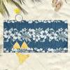 Fresh floral Hawaiian-style pattern polyester microfiber beach towel is highly absorbent suitable for swimming and beach outings