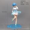 20CM Anime Re: Life In A Different World From Zero Figure Rem Ram Transparent Parts Night Fluorescent Action Figure Toy Gift