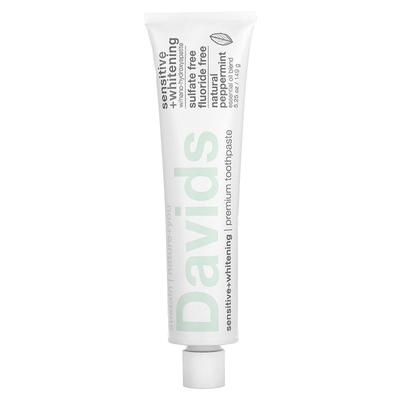 Premium Toothpaste, Improves Tooth Sensitivity + Whitens, Natural Peppermint, 149G(5.25Oz)