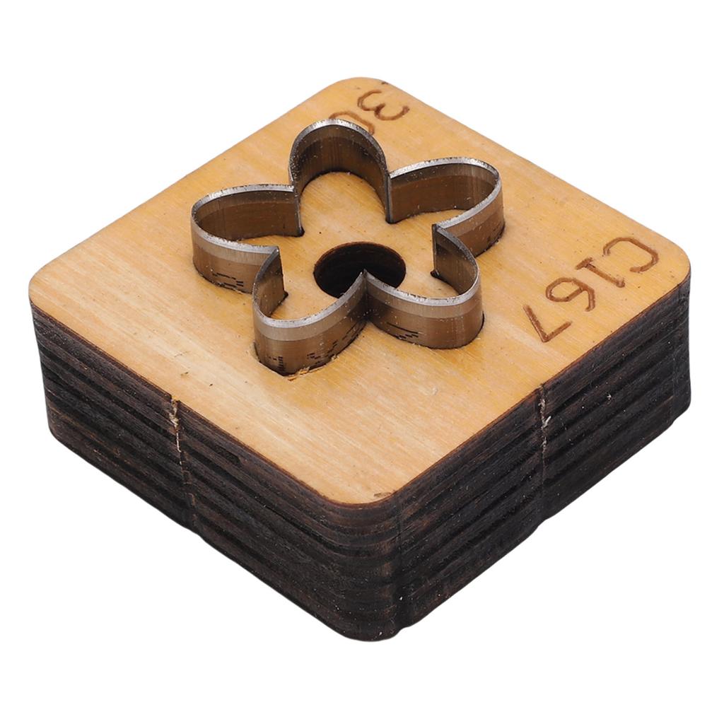Leather Cutting Die Flower Shaped Metal Leathercraft Cutter Punching Mold Crafting Tool for Paper Art