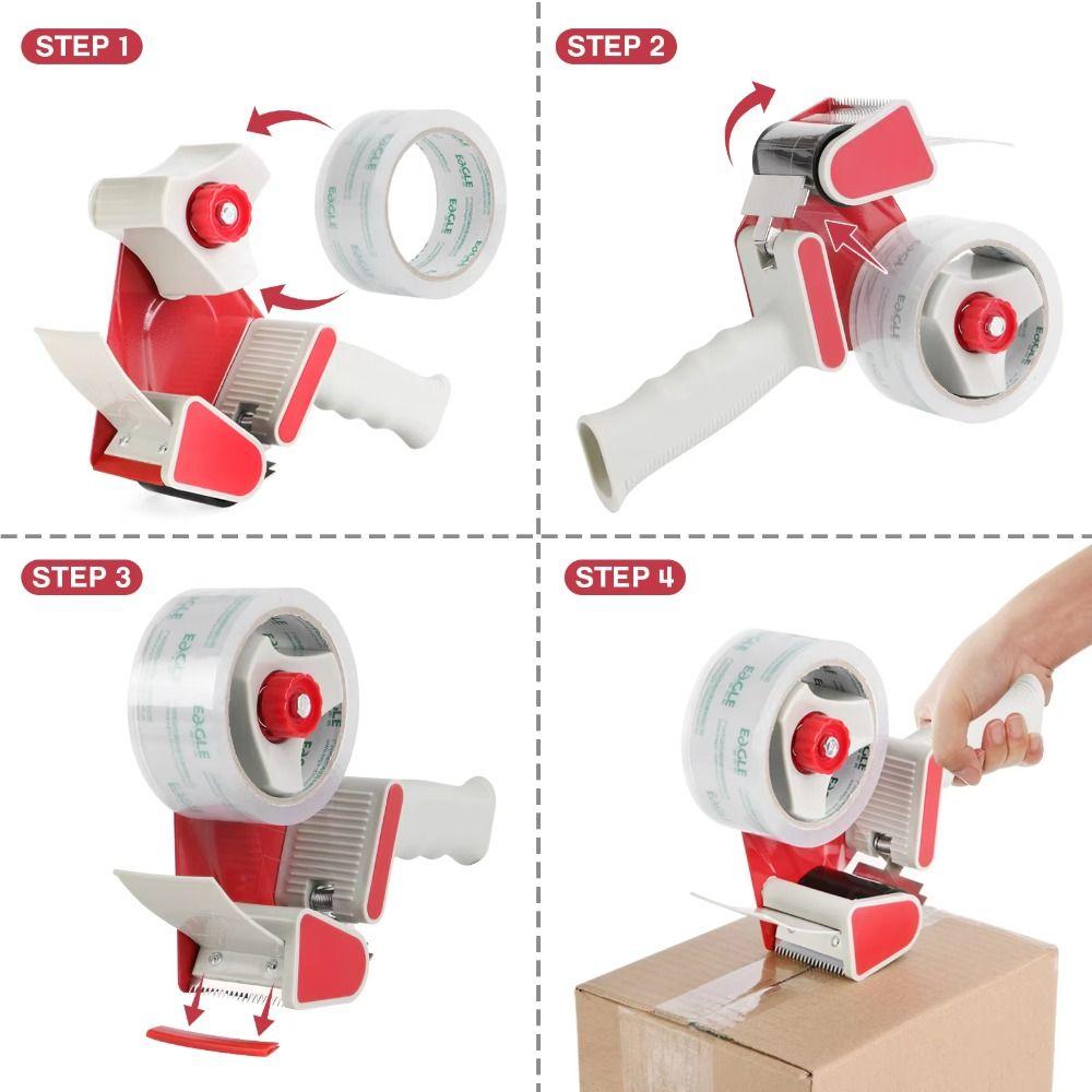 Comfortable Handle Sealing Tape Holder 7.5cm Width Roller Tape Cutter  Stationery
