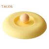 Silicone Cup Lid with Ball-shaped Handle Spoon Holder Food Grade Heat Resistant Dustproof Airtight Universal Round Teacup Glass Mug Cover