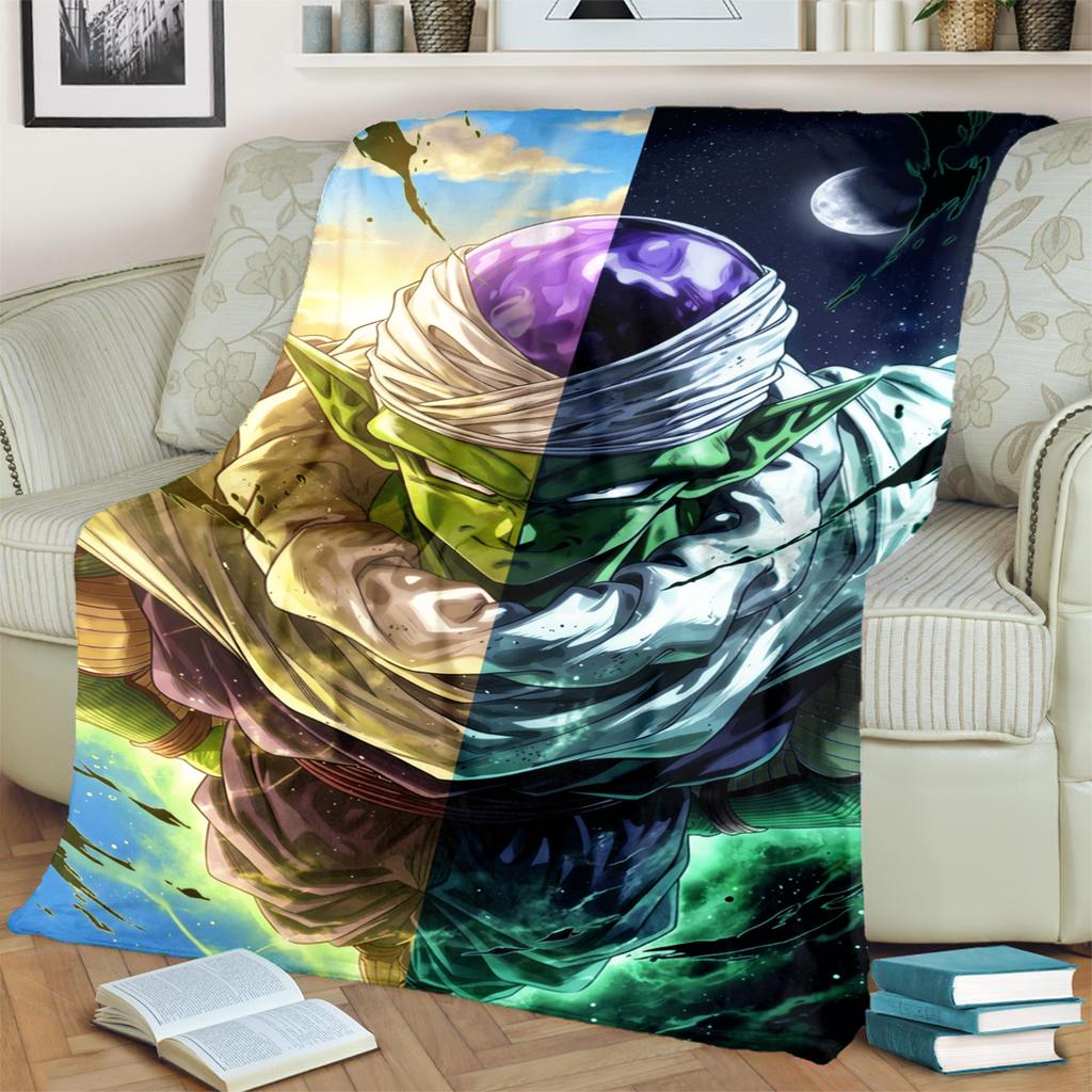 Soft Dragon Ball! Flannel Throw Blanket Warm for Bedrooms, Sofas, Beds, Chairs, Picnics, Travel
