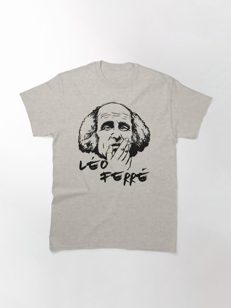 Léo Ferré Leo Ferre (sketch style) Classic T-Shirt