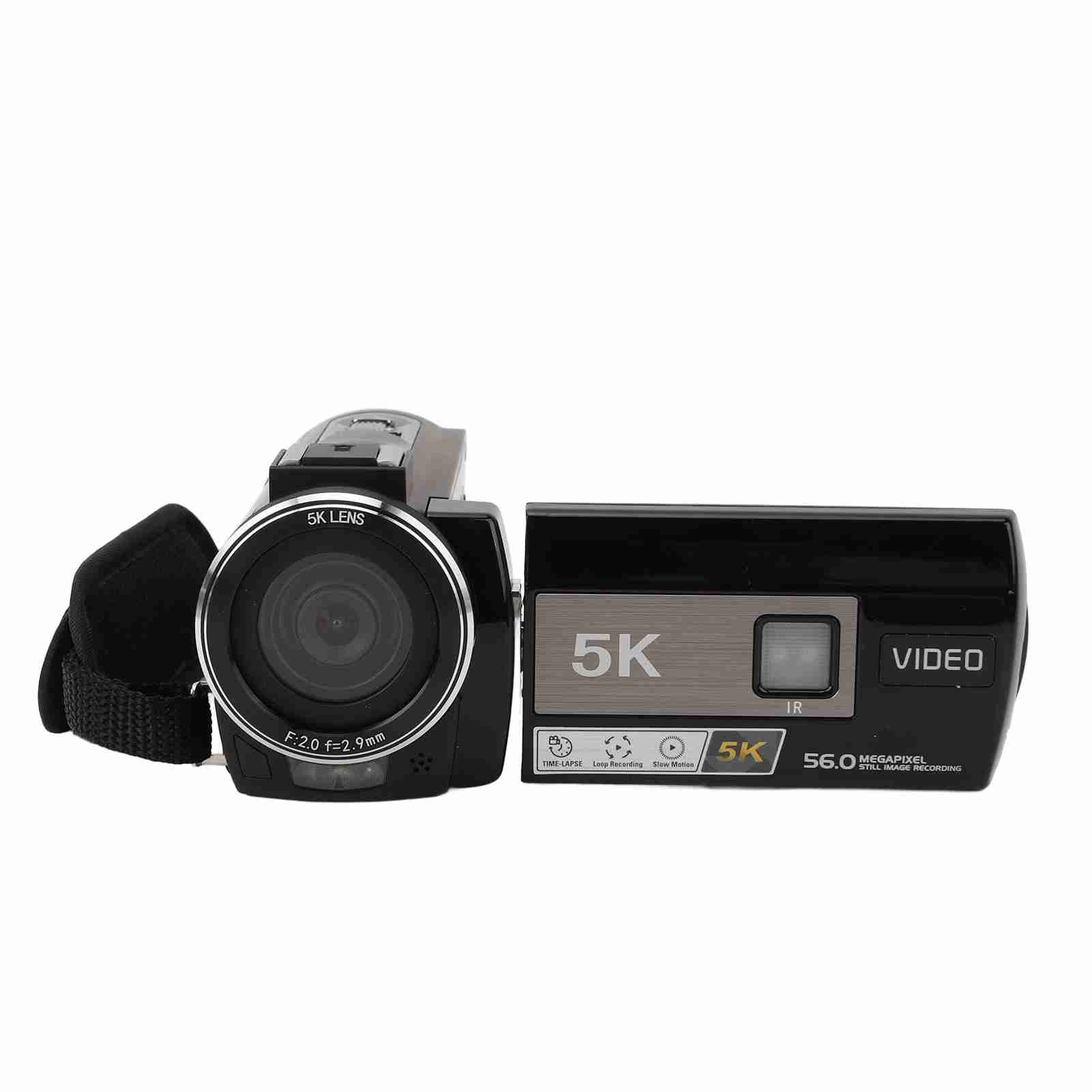 

Відеокамера 5K HD 56MP 3-дюймовий сенсорний екран 18-кратний зум нічного бачення Vlog камера з