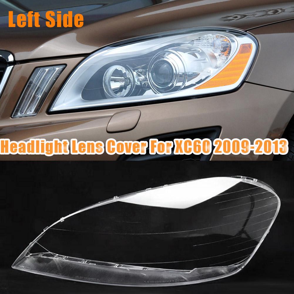 Car Headlight Lens Cover Front Headlight Lampshade Lamp Shell For Volvo XC60 2009 2010 2012 2013