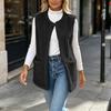 Women's Casual Sleeveless Vest Jacket with Pockets for Everyday Wear