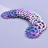 Rainbow Gear Charms For Jewelry Making Supplies Wholesale Items Round Steampunk Accessories DIY Necklace Earrings Component Gift