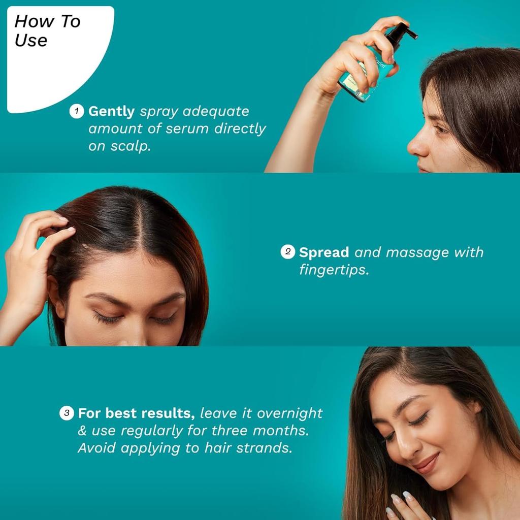 Pilgrim 3% Redensyl 4% Anagain Advanced Hair Growth Serum 30 ml For Flake-Prone Scalp Hair Density Care Support