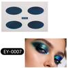 Fake Tattoo Eye Shadow Tattoo Stickers Eye Shadow Paste Feel Flash Change Color Tattoo Decals High Gloss Waterproof