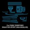 Auto TPU Folie für Ford Territory 2026 2026 Equator Sport PPF Vorgeschnittene Abdeckfolie Auto Mittelkonsolenbildschirm Innenzubehör