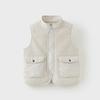 David Bella Children's Fleece Vest Boys' Polar Fleece Vest 2026 Winter New Children's Clothing Sleeveless Jacket for Boys