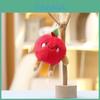 Tomato Cartoon Plush Doll Super Soft Stuffed Fruit For Kids Playroom Decor