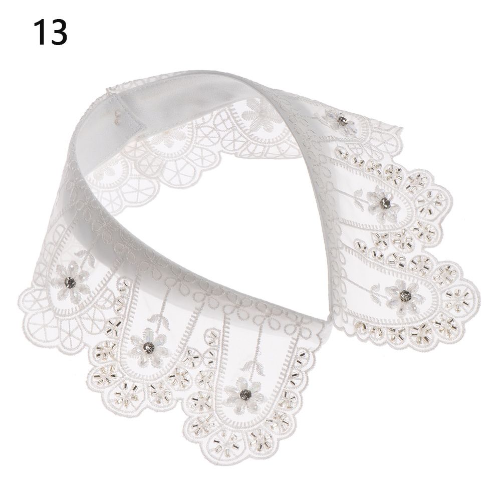 New Lapel Fake Collar Vintage Detachable Shirt Collar for Women Blouse Sweater False Collar Lapel Top Neckwear Ties