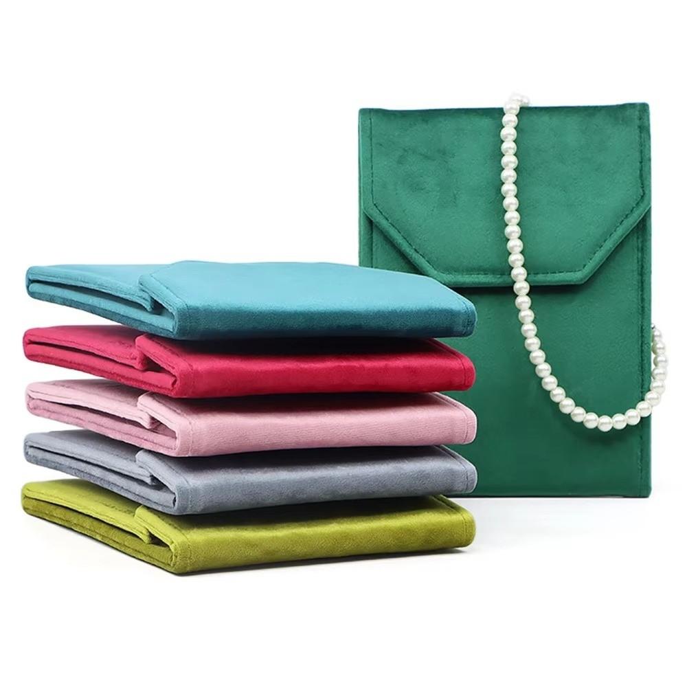 Foldable Jewelry Organizer Pouch Jewelry Storage Box Wedding Gifts Packaging Box