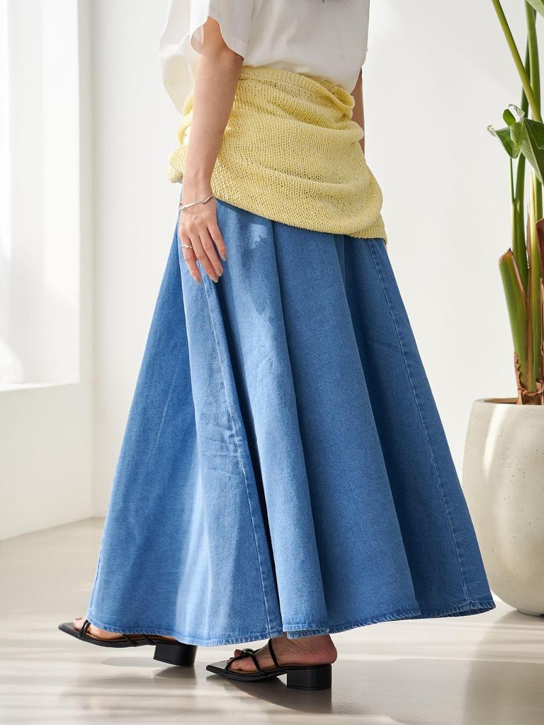 Cohen Dickies Easy Flare Skirt (Denim) 76704030244 7550 COBALT (75) M (Web Exclusive)