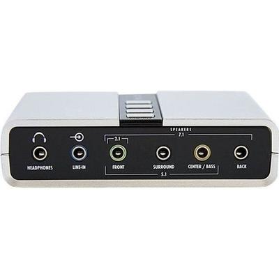 USB 7.1 Audio Adapter with Digital Audio - USB 7.1 Audio Adapter - External Sound Card with SPDIF Digital Audio