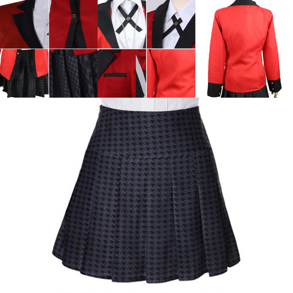 Exquisite Kakegurui Jabami Yumeko Costume Outfit With Perfect Stitches For Halloween
