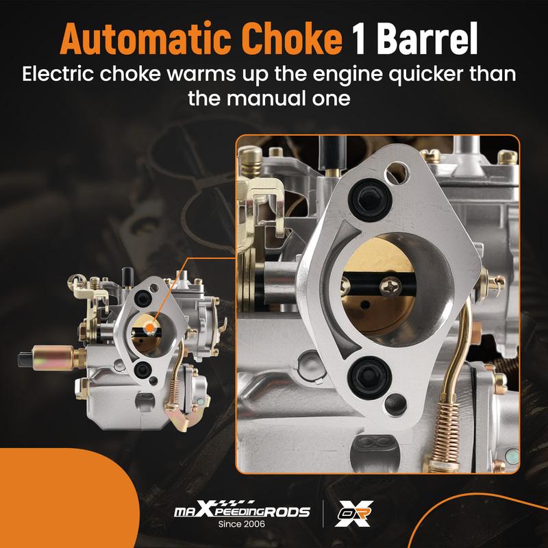 Air-cooled Carburetor Carb for Volkswagen Beetle 113129029A 30/31 PICT-3 Sale