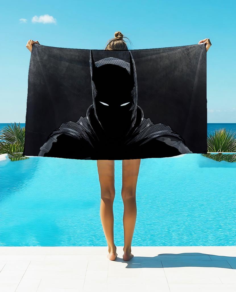1pcs Spider Bat Hero Beach Towel Cute Kawaii Room Decor Bath Girls Children Hand Towels For Bathroom Shower