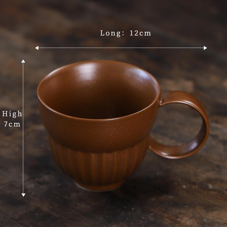 Creative Vintage Ceramic Cup, Personality 200-280ml , For Afternoon Tea, Milk Tea, Mug, Minimalist Style, Coffee Cup,  Water Cup