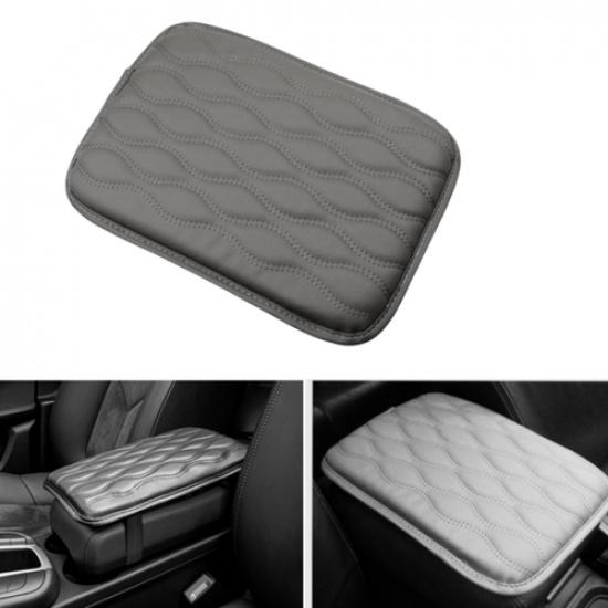 Universal Car Armrest Pad Cover Center Console Seat Box PU Leather Cushion Mat
