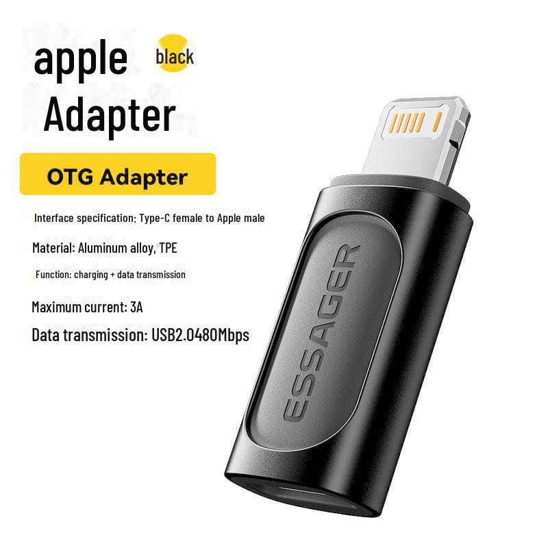 ESSAGER Type-C to Lightning Charging Cable Adapter for iPhone