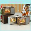 Decor Creative Christmas Radio Light Music Night Lamp With Santa Claus Pattern